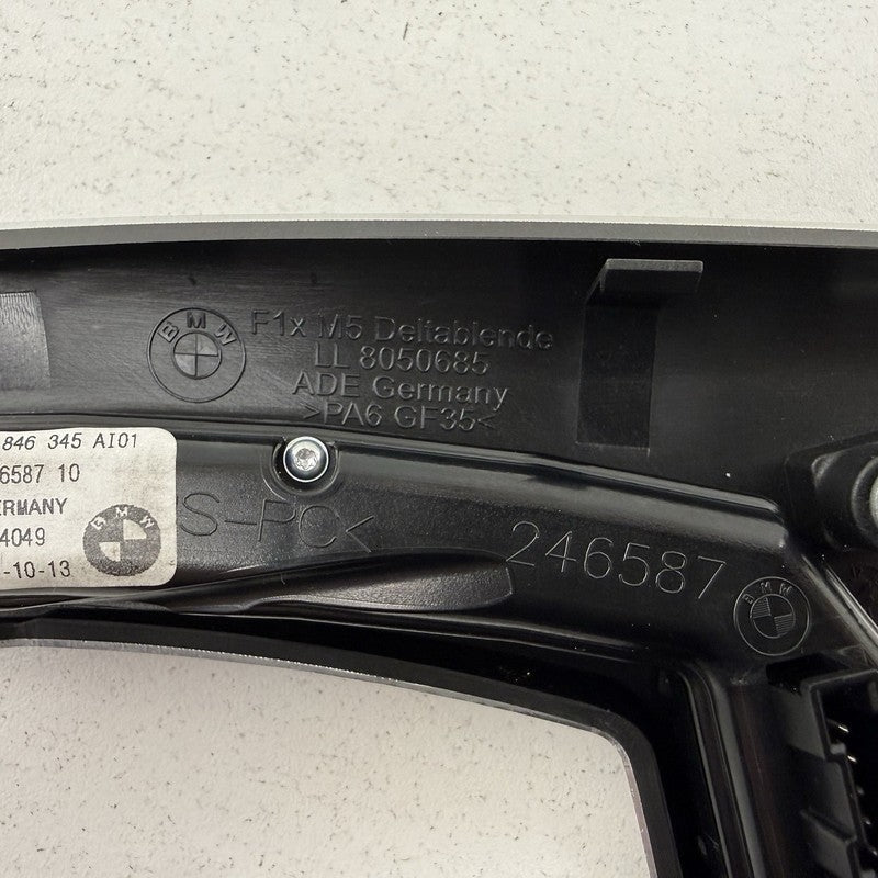 61317846345 12-16 BMW F10 M5 Center Console Operating Unit Shifter Trim Switch OEM