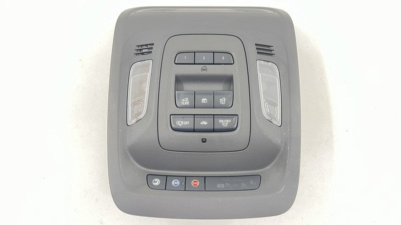 23298802 22-24 CADILLAC CT5 FRONT OVERHEAD CONSOLE LIGHT LAMP CONTROL PANEL DOME OEM