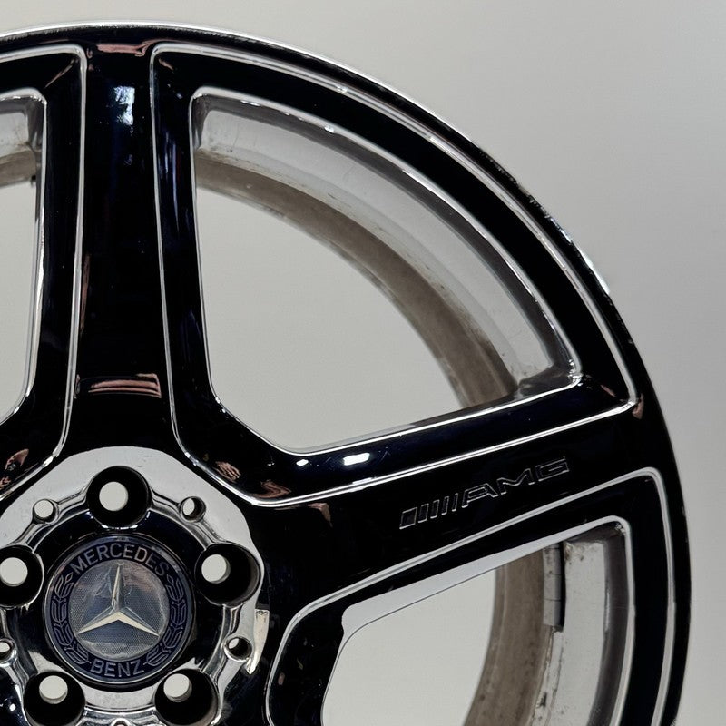 A 221 401 2502 /  A2214012502 07-13 Mercedes W216 W221 CL S Class AMG Rear Wheel Rim 20x9.5 Chrome Factory OEM