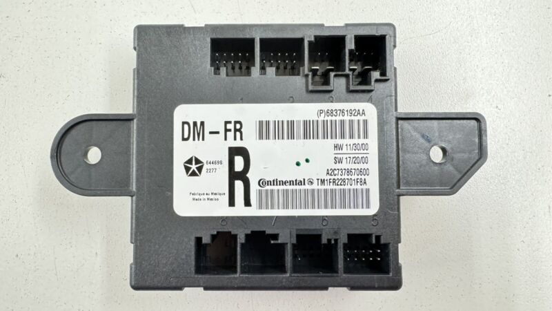 68376192AA 17-23 MASERATI GHIBLI PASSENGER RIGHT FRONT DOOR CONTROL MODULE 68376192AA OEM