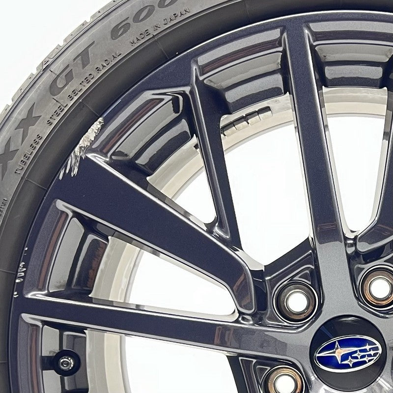 28111VC040 22-25 Subaru WRX Wheel Rim With Tire 18x8.5 +55 Offset 28111VC040 Factory OEM