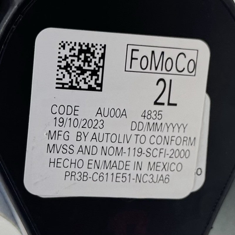 PR3B-C611E51 / PR3B C611E51 / PR3BC611E51 24-25 Ford Mustang GT Driver Left Rear Seatbelt Seat Belt Retractor Black OEM