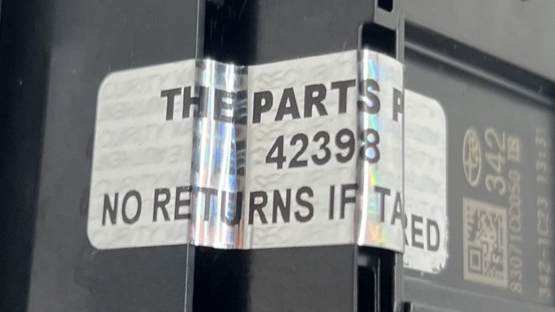 83071CC050 22-25 TOYOTA GR86 DRIVER LEFT MASTER WINDOW SWITCH 83071CC050 OEM