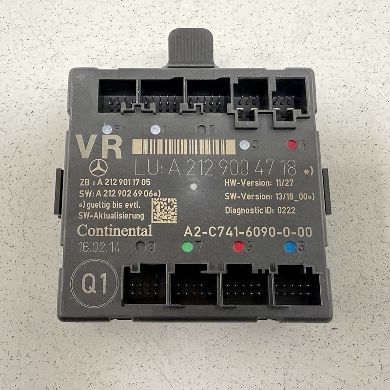 12-18 Mercedes W218 CLS550 Right Front Door Control Module 2129004718 