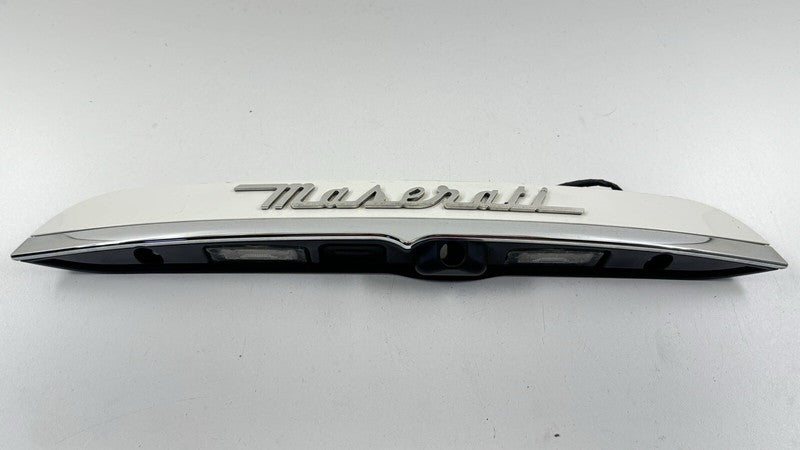 670126331 17-23 MASERATI GHIBLI REAR TRUNK GARNISH MOULDING BEZEL PANEL COVER TRIM OEM