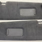 8052478 12-19 BMW M6 LEFT & RIGHT FRONT SUNVISOR SUN VISOR SHADE BLACK PAIR OEM