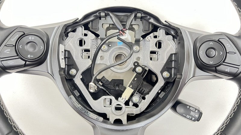 22-24 TOYOTA GR86 DRIVER STEERING WHEEL LEATHER BLACK OEM