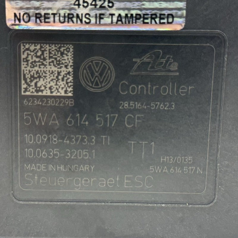 5WA-614-517-CF / 5WA.614.517.CF / 5WA 614 517 CF / 5WA614517CF 23-24 VOLKSWAGEN GOLF R MK8 ABS PUMP ANTI BRAKE LOCK PUMP