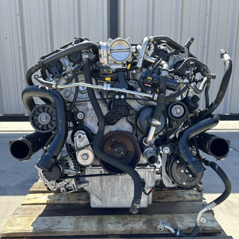  18-23 MASERATI GHIBLI QUATTROPORTE S 424HP RWD COMPLETE ENGINE MOTOR 36K MILES
