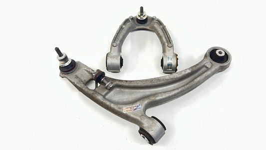 07-17 ASTON MARTIN VANTAGE DRIVER LEFT FRONT CONTROL ARM PAIR OEM