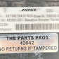 987.645.564.01 / 987 645 564 01 / 98764556401 05-12 PORSCHE BOXSTER 987 REAR SUBWOOFER BASSBOX SPEAKER BOSE TERRACOTTA O