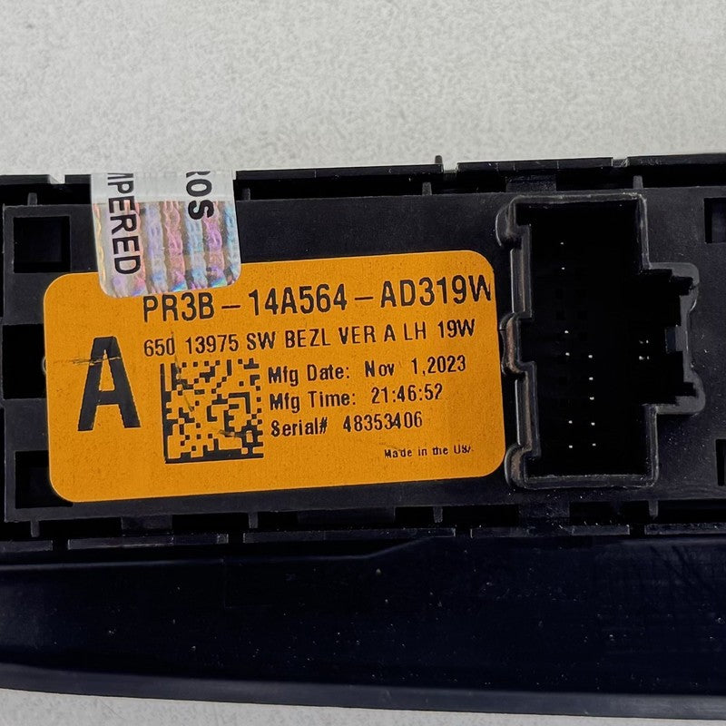 PR3B-14A564-AD319W / PR3B 14A564 AD319W / PR3B14A564AD319W 24-25 Ford Mustang GT Left And Right Door Window Switch Pair 