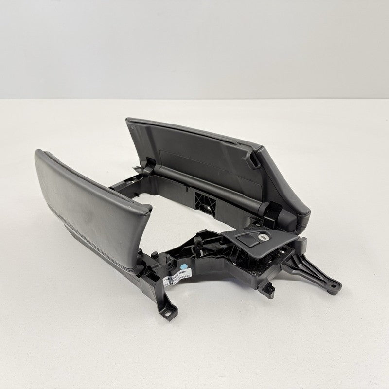 51168050274 12-16 BMW M5 F10 Center Console Armrest Arm Rest Leather Merino Black OEM