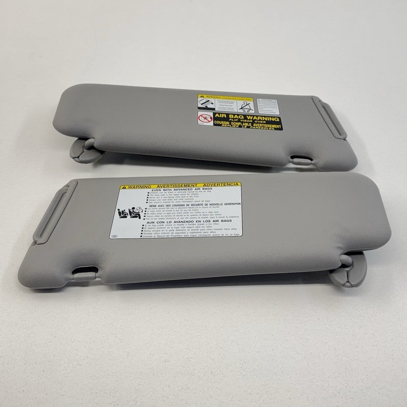 08-13 Toyota Highlander Left And Right Sunvisor Sun Visor Shade Pair OEM