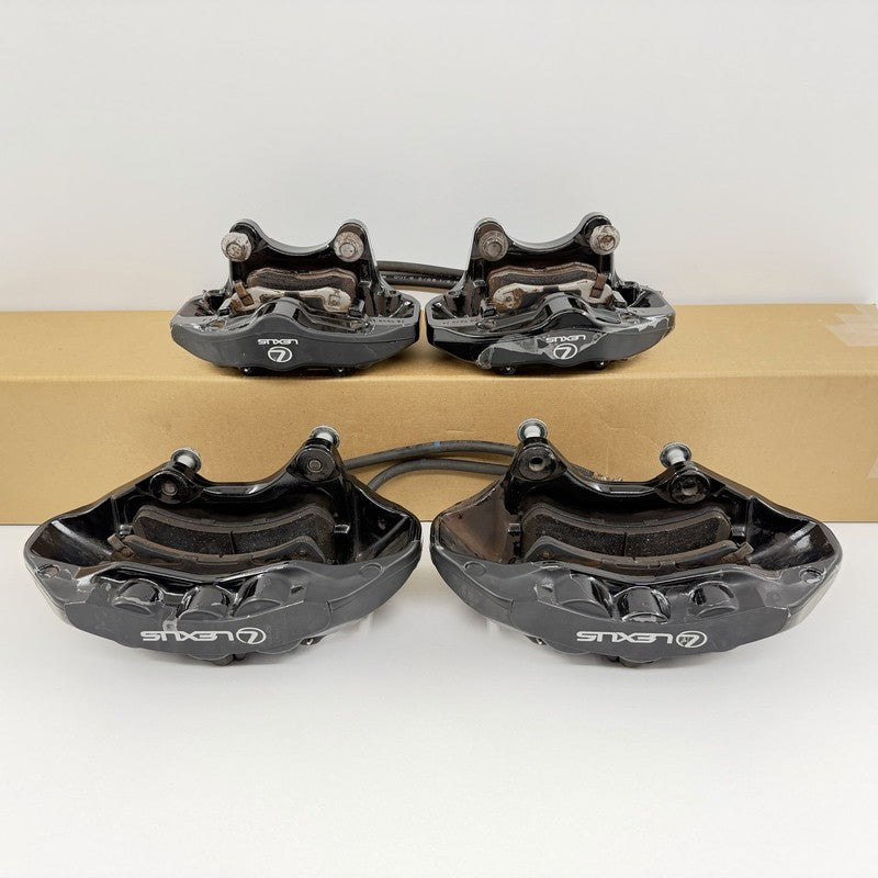 08-14 Lexus IS F Brake Caliper Brembo Set Front & Rear Black 69K Miles OEM
