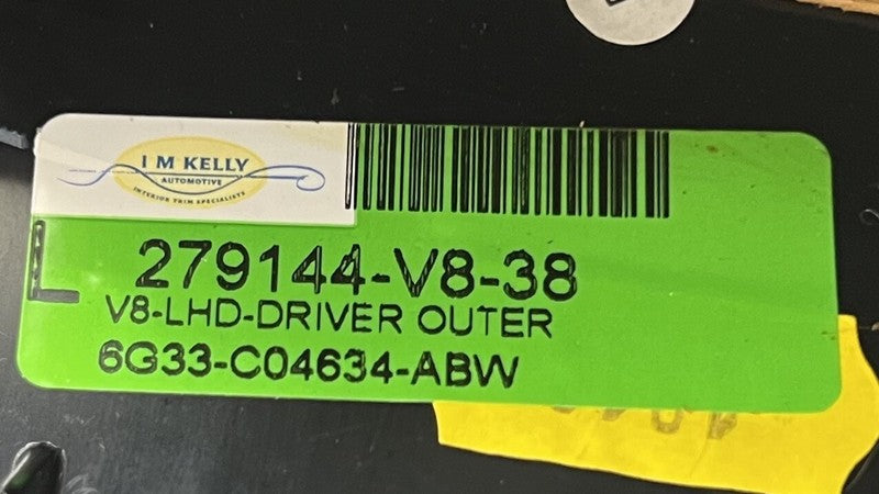 6G33-C04634-ABW / 6G33 C04634 ABW / 6G33C04634ABW 07-17 ASTON MARTIN VANTAGE LEFT FRONT DASH AC AIR VENT GRILLE W/ COVER