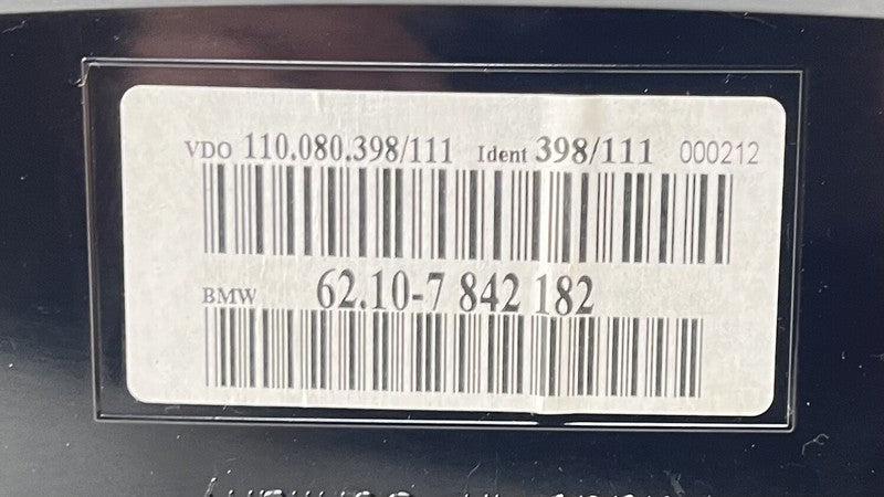7 842 182 / 7842182 06-10 BMW M6 E63 E64 SPEEDOMETER INSTRUMENT CLUSTER GAUGE 39K MILES 7842182 OEM
