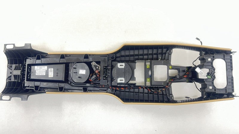 970 612 576 00 / 97061257600 10-16 PORSCHE PANAMERA REAR CENTER CONSOLE TRIM COVER PANEL LUXOR BEIGE OEM