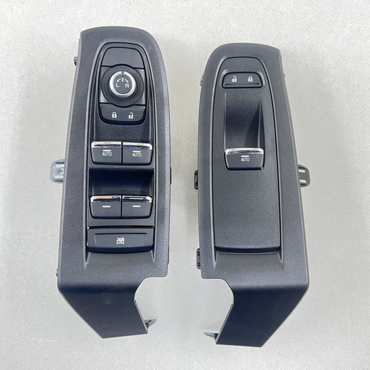 83071FN20A 24-25 SUBARU CROSSTREK LEFT AND RIGHT FRONT DOOR WINDOW SWITCH PAIR BLACK OEM