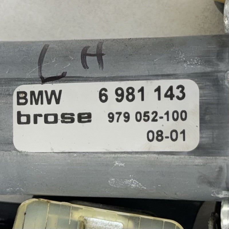 7 184 347 / 7184347 06-10 BMW M6 E63 E64 Driver Left Door Glass Window Regulator With Motor OEM