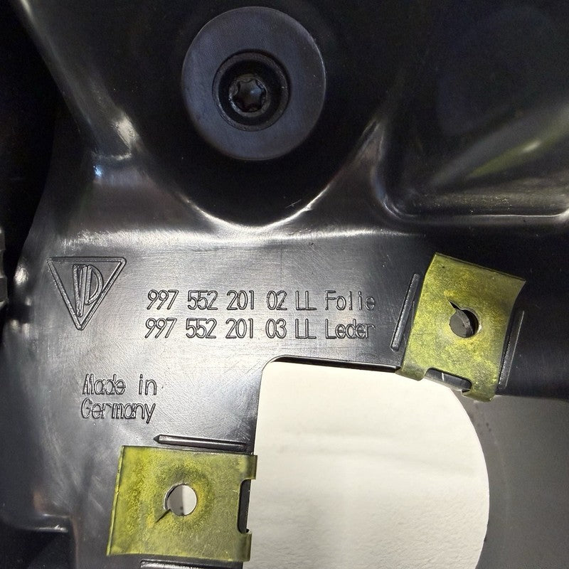 997.552.201.02 / 997 552 201 02 / 99755220102 05-12 Porsche 911 997 Boxster Cayman 987 Left Lower Knee Dashboard Panel O
