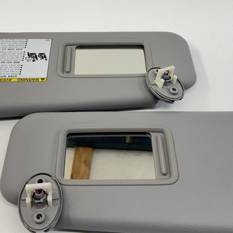 08-13 Toyota Highlander Left And Right Sunvisor Sun Visor Shade Pair OEM