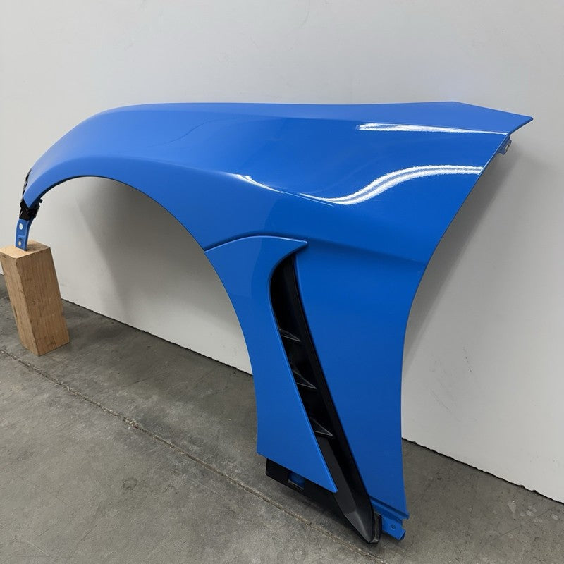 22-25 Toyota GR86 Left Front Fender Panel W/ Garnish Trim Neptune Blue OEM