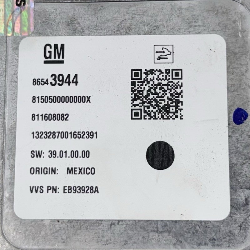 8654 3944 / 86543944 22-24 CADILLAC CT5 V BLACKWING VIDEO PROCESSING CONTROL MODULE WITH BRACKET OEM