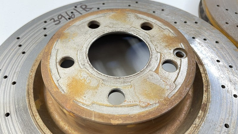07-13 MERCEDES BENZ S550 W221 FRONT ROTOR DISC BRAKE DRILLED PAIR OEM