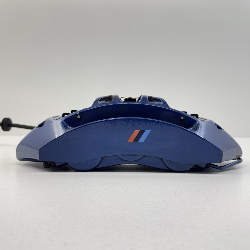 34117845747 12-18 BMW M5 M6 F06 F10 F12 F13 Front Brembo Brake Caliper Pair Blue OEM