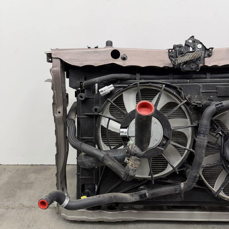 12-17 Toyota Prius V Front Clip Radiator Support W/ Radiator Fan Assembly OEM