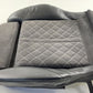  18-23 AUDI S4 DRIVER LEFT FRONT LOWER SEAT CUSHION COVER BLACK OEM