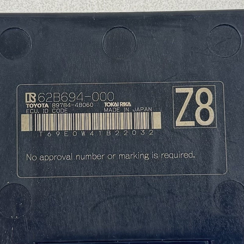 89784-48060 / 89784 48060 / 8978448060 23-25 TOYOTA PRIUS THEFT LOCKING SECURITY IMMOBILIZER MODULE 89784-48060 OEM
