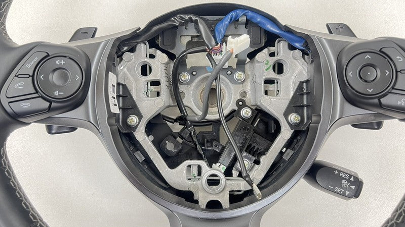 22-25 TOYOTA GR86 PREMIUM DRIVER STEERING WHEEL LEATHER BLACK OEM