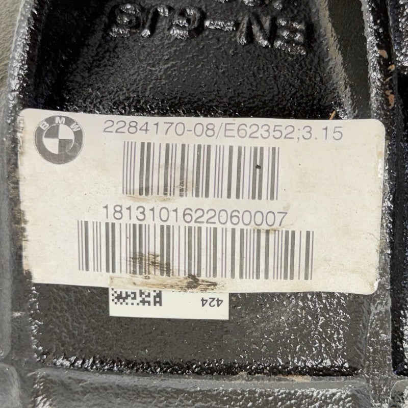 2284170-08 / 2284170 08 / 228417008 BMW M5 M6 F06 F10 F12 F13 DCT Rear Differential Diff 3.15 Ratio 55K Miles OEM