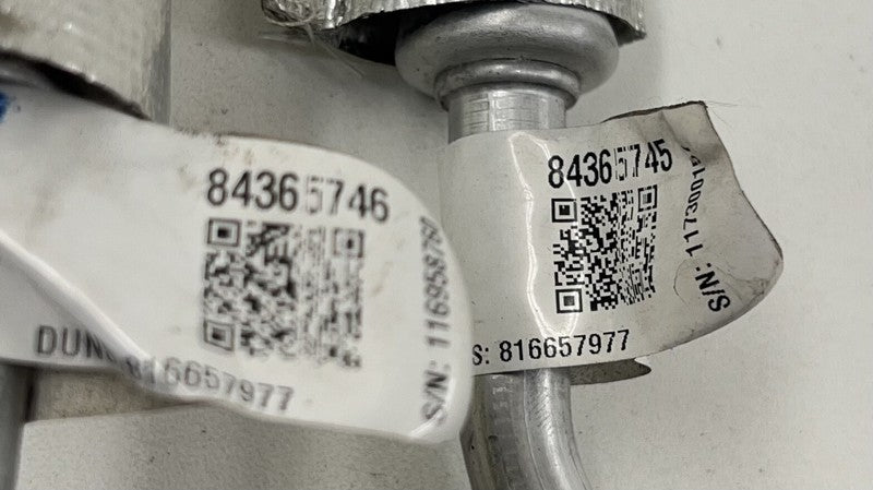 84365745 22-24 CADILLAC CT5 V BLACKWING REAR DIFF DIFFERENTIAL OIL COOLER LINE PAIR OEM