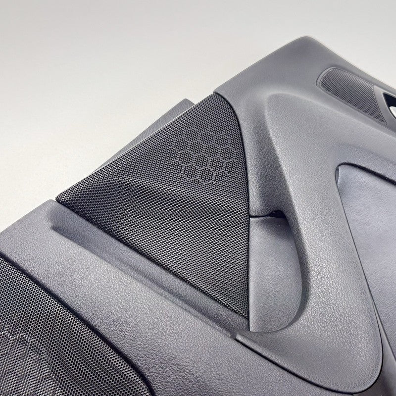 08-14 Lexus IS F Right Rear Door Panel Cover Trim Black With Blue Stitching OEM