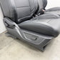 24-26 Ford Mustang GT Premium Front Seat Pair Leather Black W/ White Stitch OEM