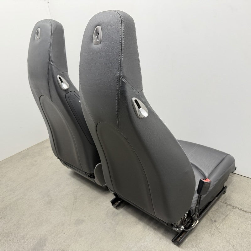 05-08 Porsche 911 997 Boxster Cayman 987 Front Seat Pair Black Leather OEM