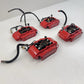 97-12 Porsche 911 996 Boxster Cayman 986 987 Brake Caliper Brembo Set Red OEM