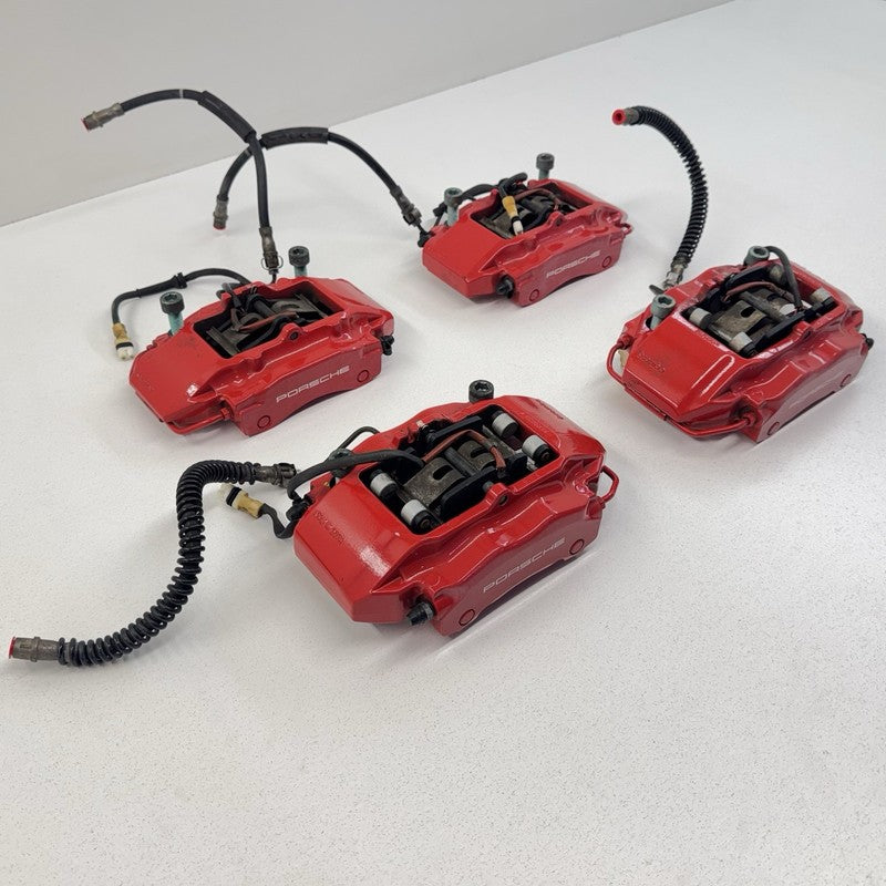 97-12 Porsche 911 996 Boxster Cayman 986 987 Brake Caliper Brembo Set Red OEM