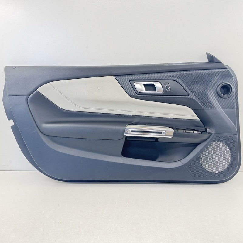 090494017 24-25 FORD MUSTANG GT DRIVER LEFT DOOR PANEL INTERIOR COVER TRIM LEATHER OEM