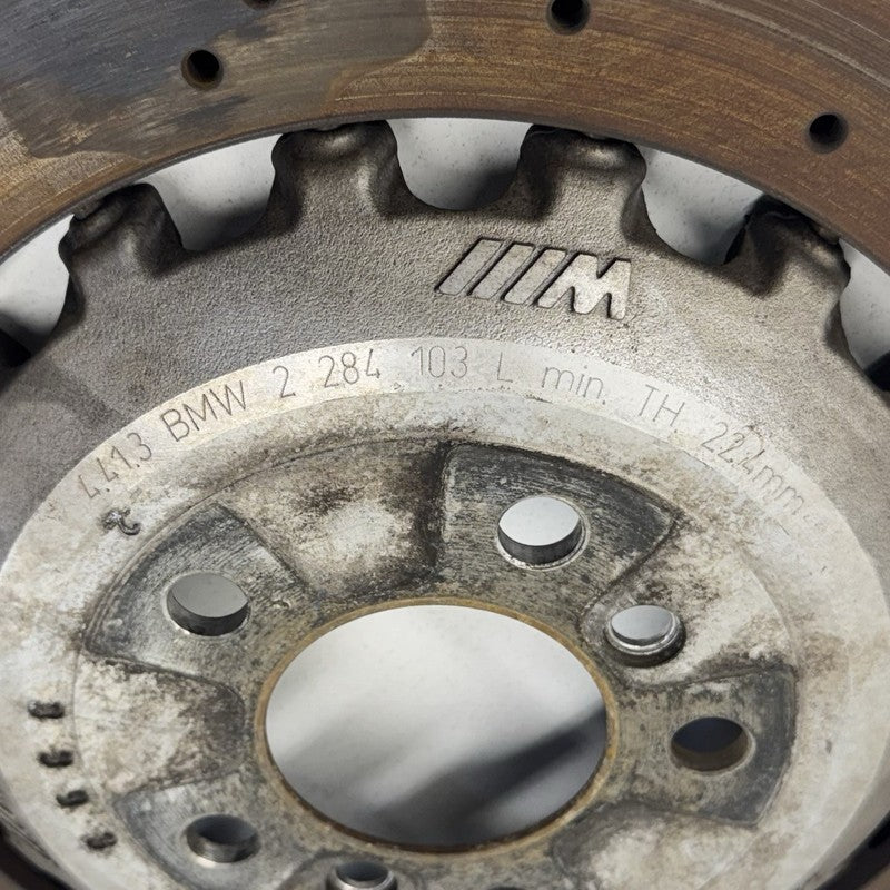 2 284 103 / 2284103 12-18 BMW M5 M6 F06 F10 F12 F13 Driver Left Rear Brake Caliper W/ Rotor Blue OEM