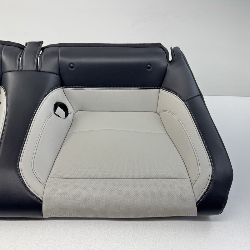 PR3B C63160 AA / PR3BC63160AA 24-26 Ford Mustang GT Premium Rear Seat Set Upper & Lower Leather Space Gray OEM