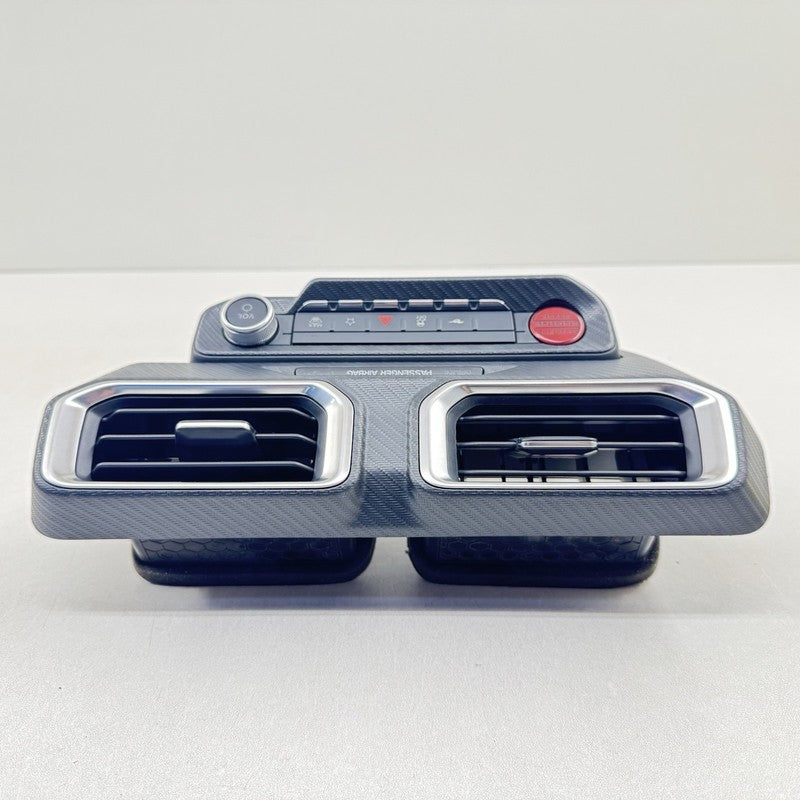 PR3T-18K811-BAW / PR3T 18K811 BAW / PR3T18K811BAW 24-25 Ford Mustang GT Front Center Dash Air Vent Grille Trim Bezel Pan