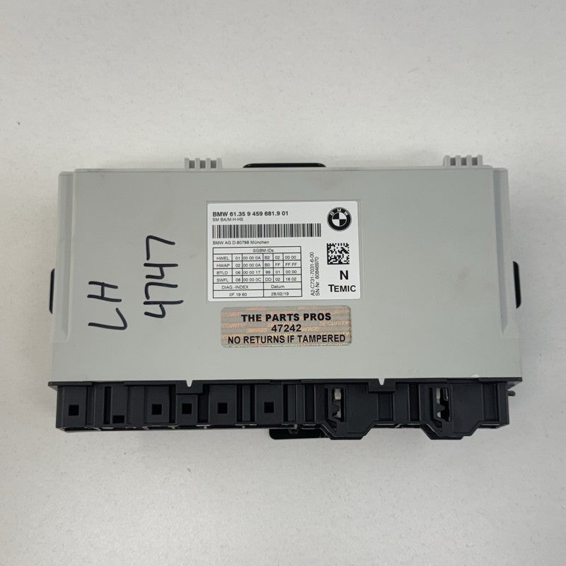 9 459 681 / 9459681 19-21 BMW M2 F87 Competition Driver Left Front Seat Control Module 9459681 OEM