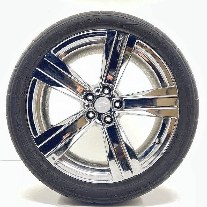92205114 12-15 CHEVROLET CAMARO ZL1 FRONT WHEEL RIM W/ TIRE 20x8.5 +25 OFFSET FACTORY OEM