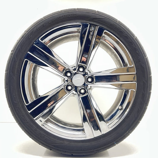 92205114 12-15 CHEVROLET CAMARO ZL1 FRONT WHEEL RIM W/ TIRE 20x8.5 +25 OFFSET FACTORY OEM