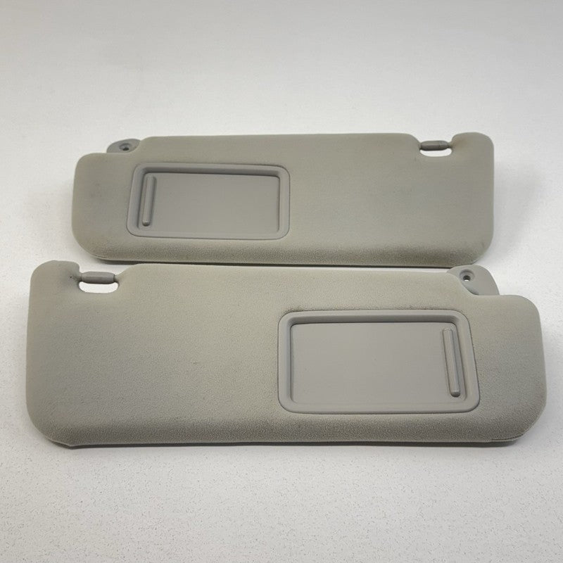 12-17 Toyota Prius V Left & Right Sunvisor Sun Visor Shade Pair Gray OEM