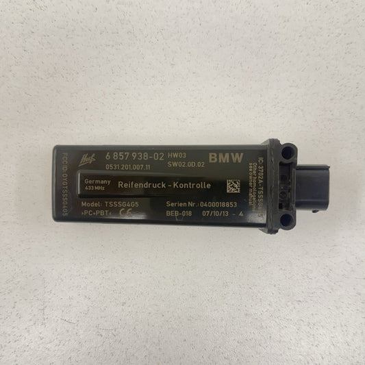 6 857 938 BMW F01 F02 F06 F10 F12 TPMS Tire Pressure Monitor Control Unit RDC Sensor OEM